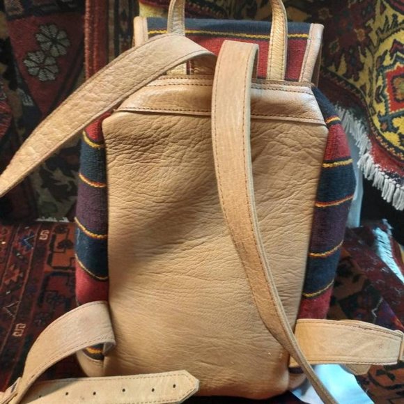 Handmade Eastern Europe Backpack, big bag leather - Picture 5 of 10